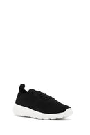 Derimod Zero Women's Black Lace-Up Thick Soled Sneaker | Derimod