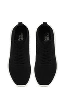 Derimod Zero Women's Black Lace-Up Thick Soled Sneaker | Derimod