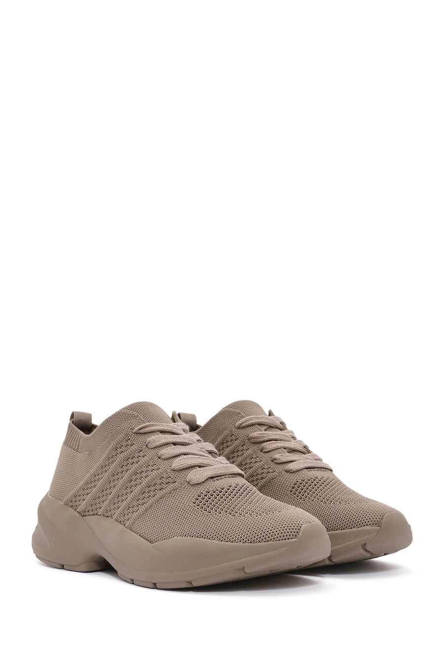 Derimod Zero Women's Mink Laced Thick Soled Sneaker