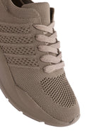 Derimod Zero Women's Mink Laced Thick Soled Sneaker | Derimod