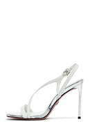 
Women's White Ankle Strap Leather Stiletto Heel Sandals
 | Derimod