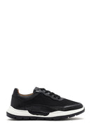 Men's Black Lace-up Leather Sneaker | Derimod