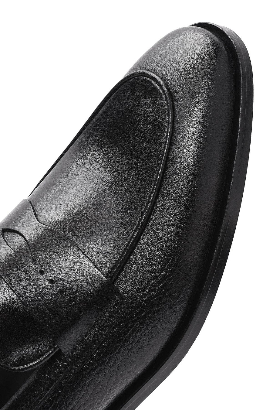 
Men's Black Leather Classic Loafer
