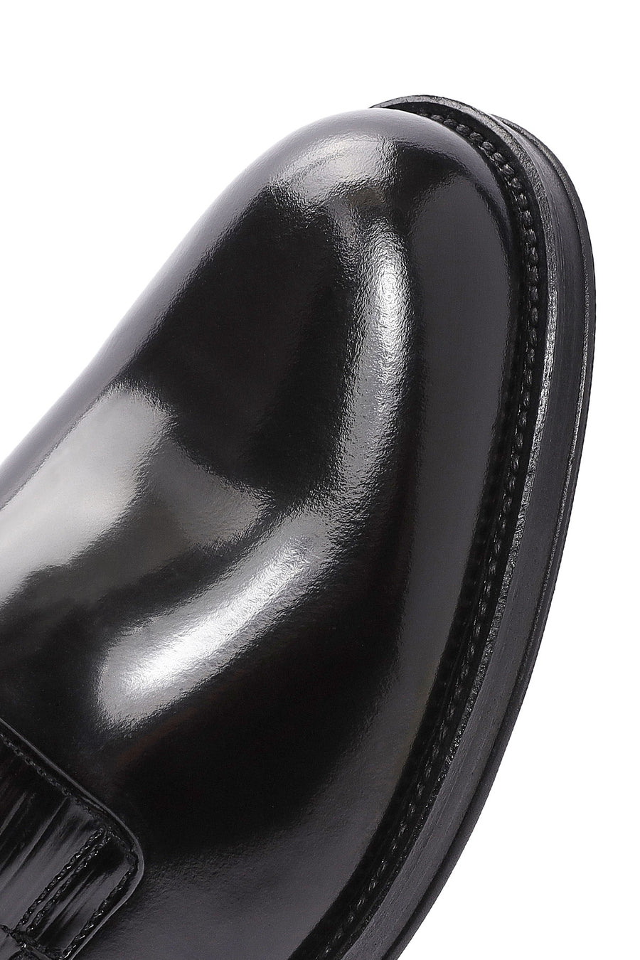 Men's Black Laced Leather Classic Shoes