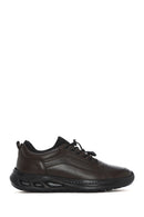 Men's Brown Lace-Up Thick Soled Leather Casual Shoes | Derimod