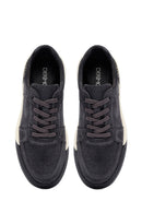 
Men's Grey Lace-Up Suede Leather Sneaker
 | Derimod