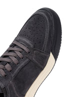 
Men's Grey Lace-Up Suede Leather Sneaker
 | Derimod