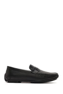 Men's Black Leather Casual Loafer | Derimod