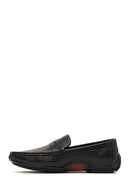 Men's Black Leather Casual Loafer | Derimod