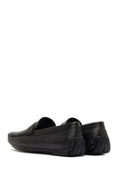 Men's Black Leather Casual Loafer | Derimod