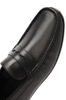 Men's Black Leather Casual Loafer | Derimod
