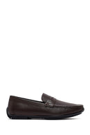 Men's Brown Leather Casual Loafer | Derimod
