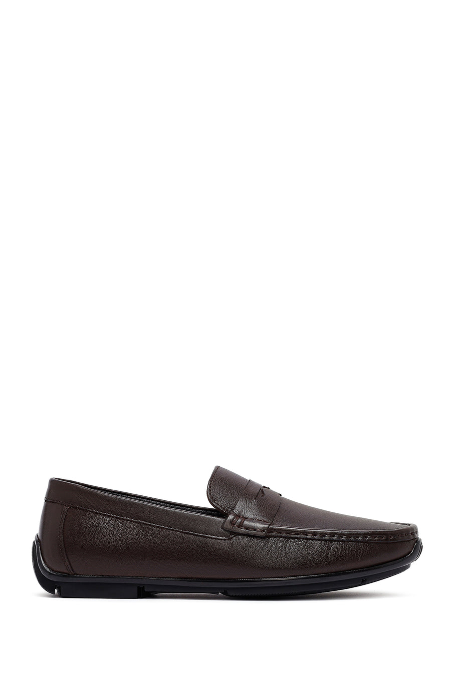 Men's Brown Leather Casual Loafer 25SFD642018 | Derimod
