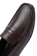 Men's Brown Leather Casual Loafer | Derimod