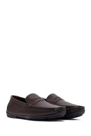 Men's Brown Leather Casual Loafer | Derimod