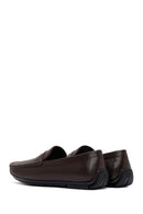 Men's Brown Leather Casual Loafer | Derimod