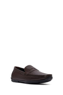 Men's Brown Leather Casual Loafer | Derimod