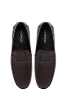 Men's Brown Leather Casual Loafer | Derimod