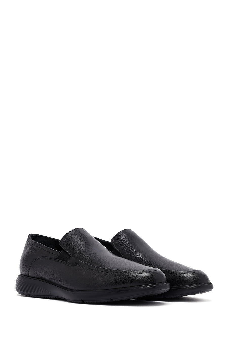 
Men's Black Leather Loafer
