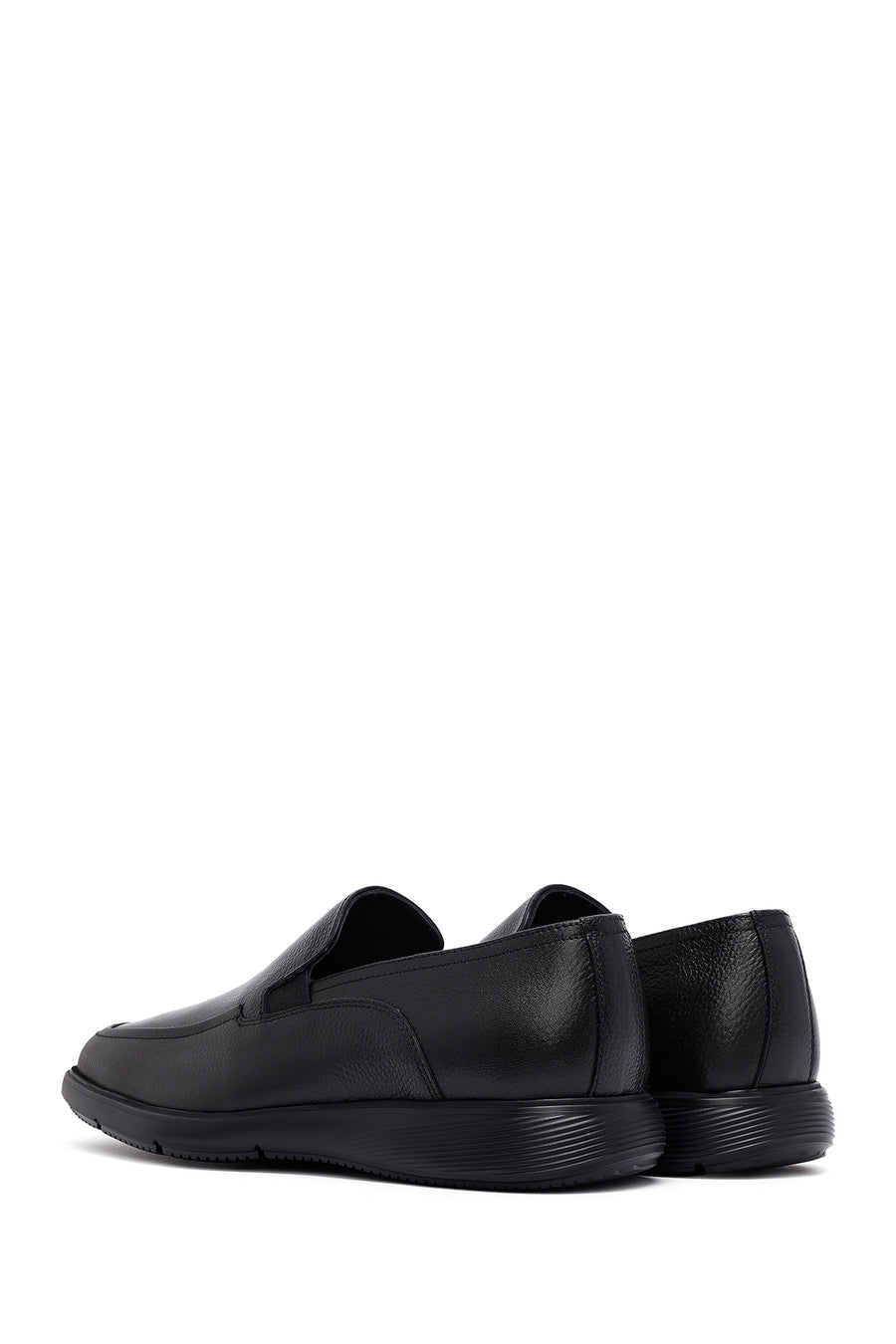 
Men's Black Leather Loafer
