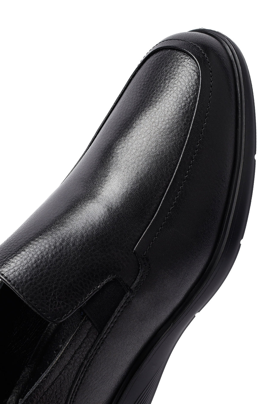 
Men's Black Leather Loafer
