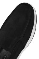 Men's Black Nubuck Leather Comfort Loafer | Derimod