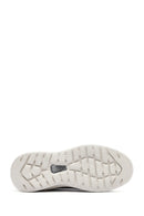 Men's Black Lace-up Thick-Sole Leather Sneaker | Derimod