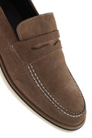 Men's Mink Suede Leather Casual Loafer | Derimod