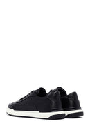 Men's Black Lace-up Leather Sneaker | Derimod