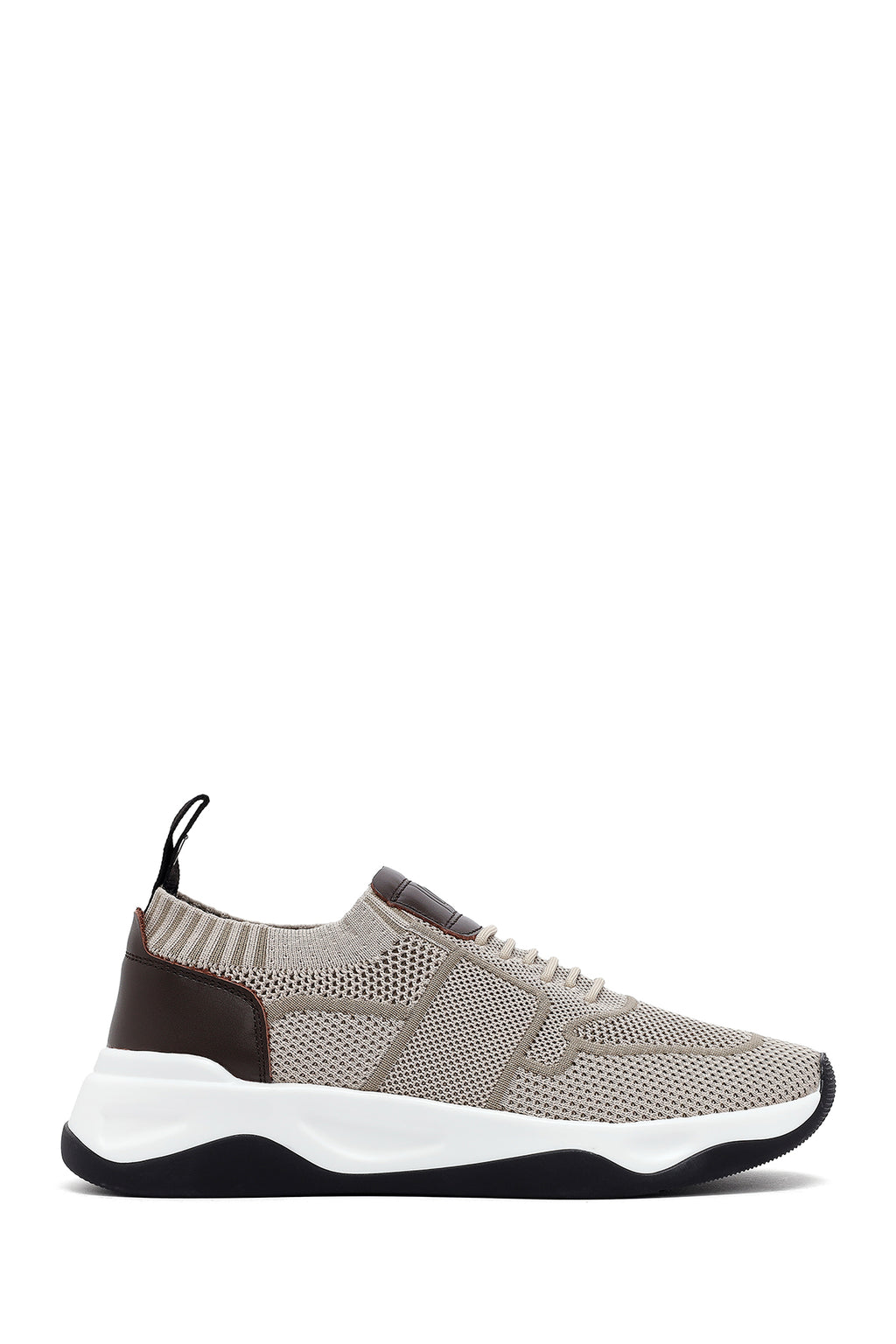 Derimod Zero Erkek Bej Kalın Tabanlı Kumaş Sneaker