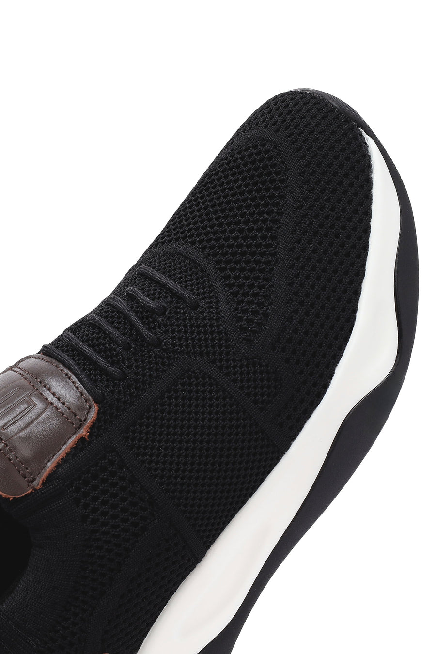 Derimod Zero Erkek Siyah Kalın Tabanlı Kumaş Sneaker