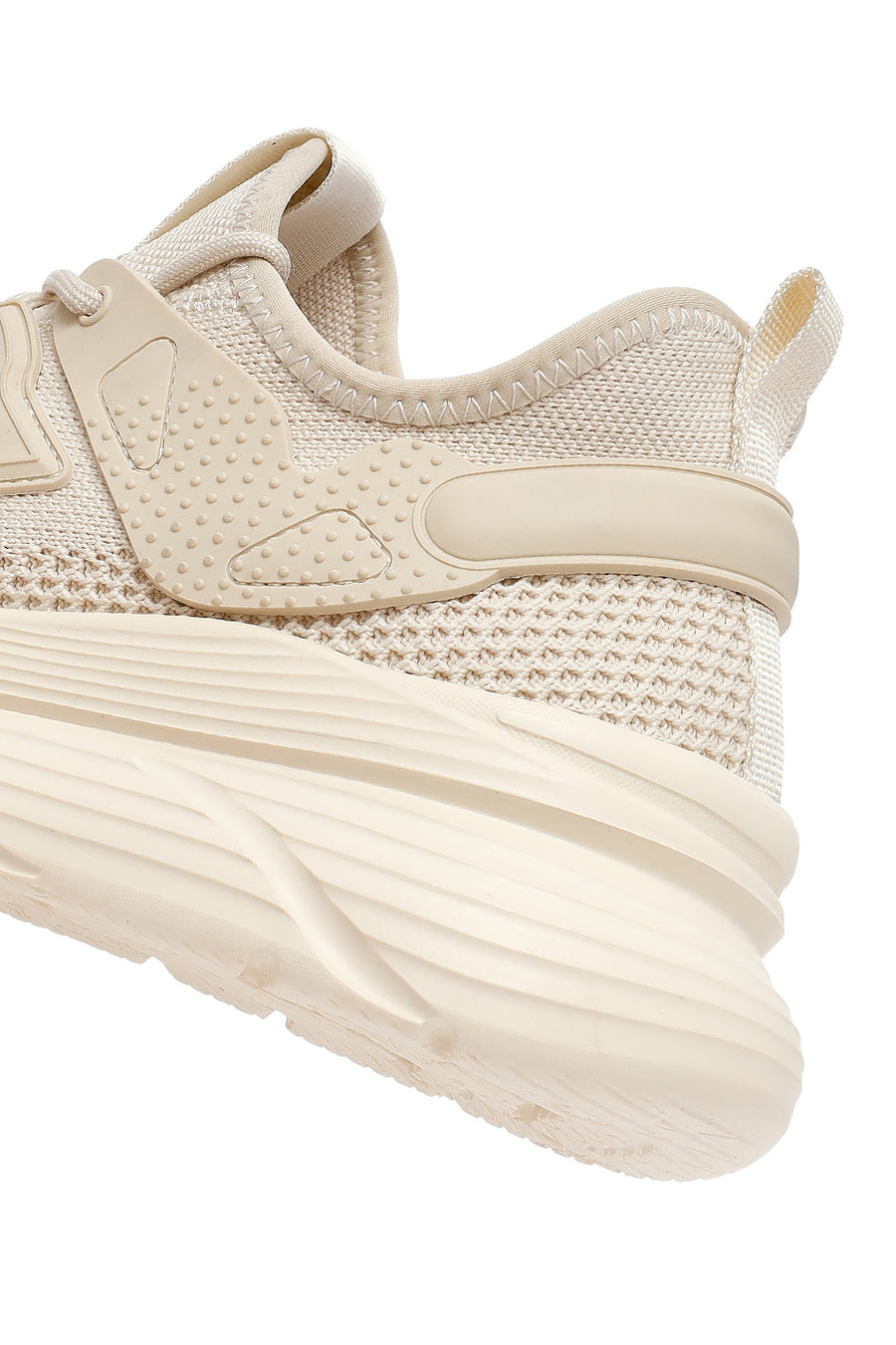 Derimod Zero Men's Beige Laced Thick Soled Fabric Sneakers
