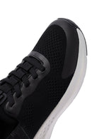 Derimod Zero Men's Black Thick Soled Fabric Sneaker | Derimod
