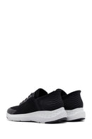 Derimod Zero Men's Black Thick Soled Fabric Sneaker | Derimod