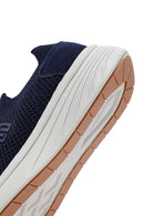 Derimod Zero Men's Navy Blue Thick-Soled Fabric Sneaker | Derimod