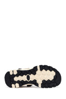 Men's Beige Fabric Sandals | Derimod