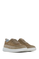
Men's Mink Lace-Up Thick Sole Leather Sneaker
 | Derimod