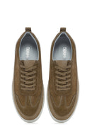 
Men's Mink Lace-Up Thick Sole Leather Sneaker
 | Derimod