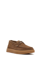 Men's Mink Lace-Up Suede Leather Casual Shoes | Derimod