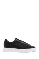 Men's Black Lace-up Leather Sneaker | Derimod
