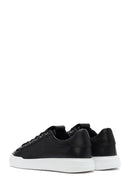 Men's Black Lace-up Leather Sneaker | Derimod