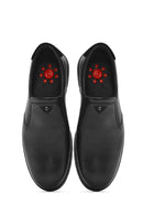 Derimod Fly Men's Black Leather Casual Loafer | Derimod