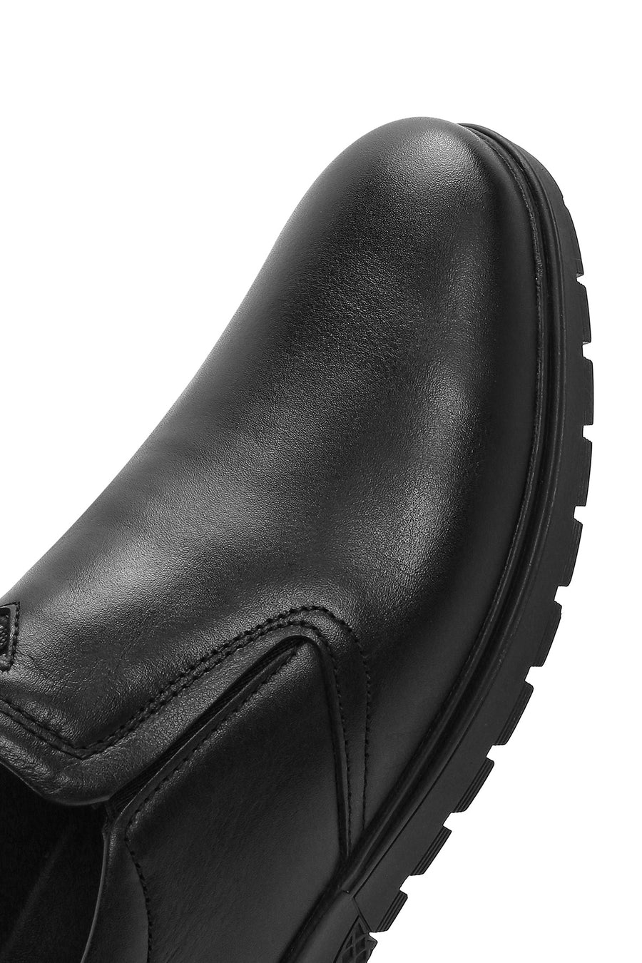 Derimod Fly Men's Black Leather Casual Loafer