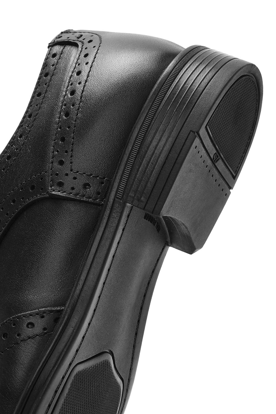 Men's Black Laced Leather Classic Shoes
