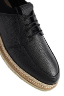 Men's Black Lace-up Leather Casual Shoes | Derimod