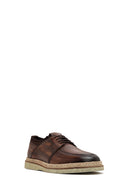 Men's Brown Lace-up Leather Casual Shoes | Derimod