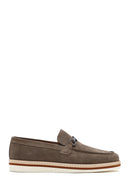 Men's Mink Suede Leather Casual Loafer | Derimod