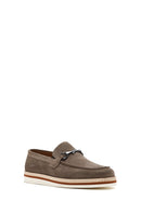 Men's Mink Suede Leather Casual Loafer | Derimod