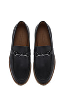 Erkek Siyah Deri Casual Loafer | Derimod