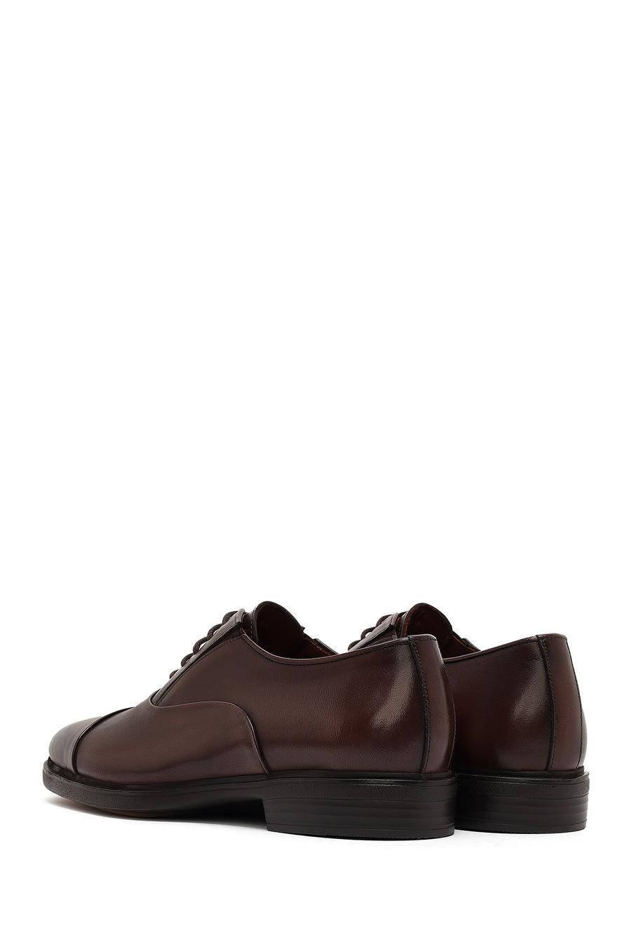 Men's Brown Laced Leather Classic Shoes
